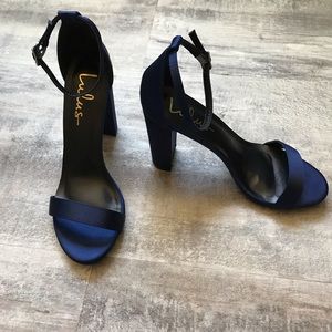 Lulus blue high heels